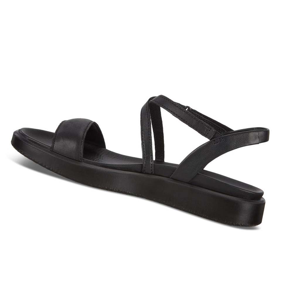 Women's Ecco Flowt Lx Sandals Black | Canada 182DFM